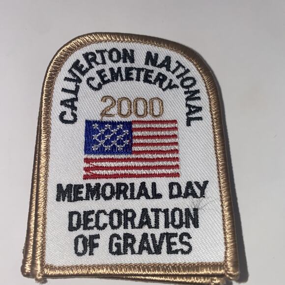 BSA Calverton National Cemetery Memorial Day Decoration Of Graves 2000 Patch New - Picture 1 of 3